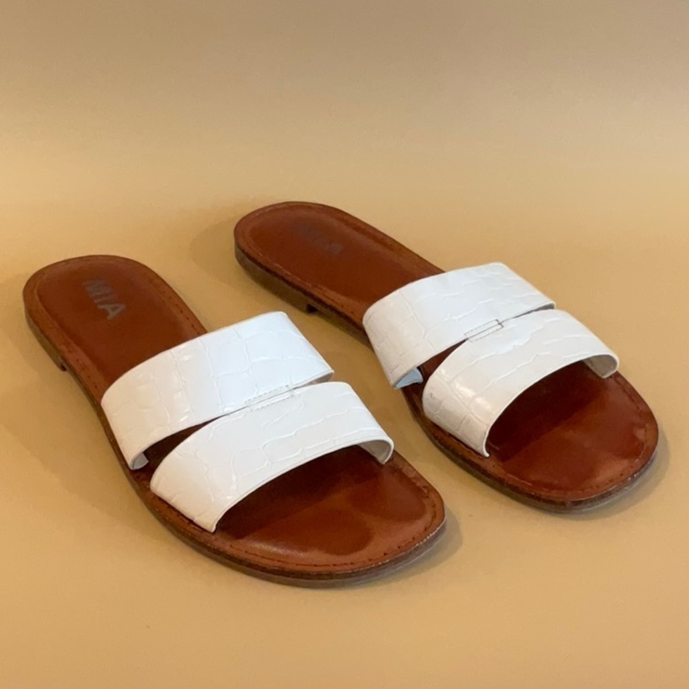 MIA Ricky-G White Gator slide white